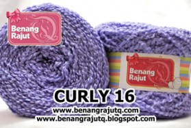 benang rajut limited CURLY 16 - UNGU MUDA