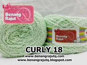 benang rajut limited CURLY 18 - TURKIS PASTEL