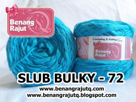 benang rajut limited SLUB BULKY POLOS - 72