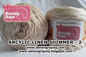 ARCYLIC LINEN SHIMMER - 02 (IVORY PINK)