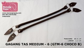 GAGANG TAS MEDIUM - 6 (GTM-6 CHOCO BLACK)