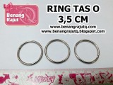 RING BULAT O - diameter : 3.5 CM TEBAL / PC (PUTIH)