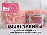 benang rajut limited LOURI YARN - 3 (SOFT PINK)