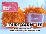 benang rajut limited LOURI YARN - 10 (ORANGE)