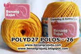 POLY D27 POLOS - 26 (GAMBOGE)