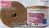 benang rajut - NILON PP D27 - 54 (COKELAT MUDA)