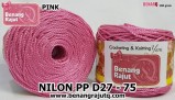 benang rajut - NILON PP D27 - 75 (PINK)
