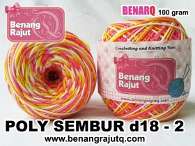 BENANG RAJUT POLY SEMBUR D18 - 2