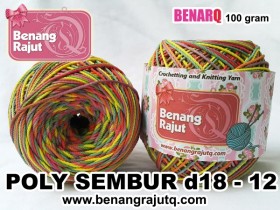 BENANG RAJUT POLY SEMBUR D18 - 12